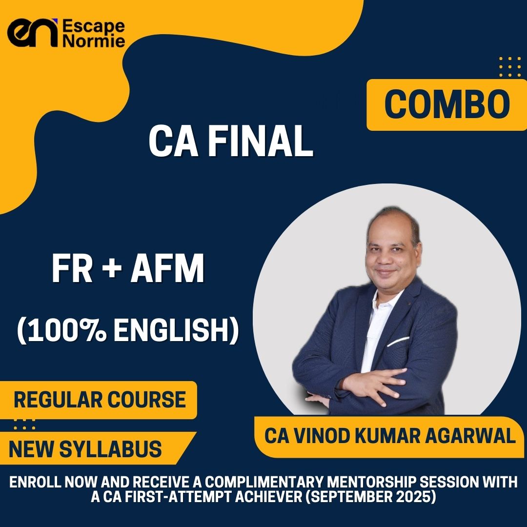CA Final Combo- CA Vinod Kumar Agarwal (FR+AFM-English)