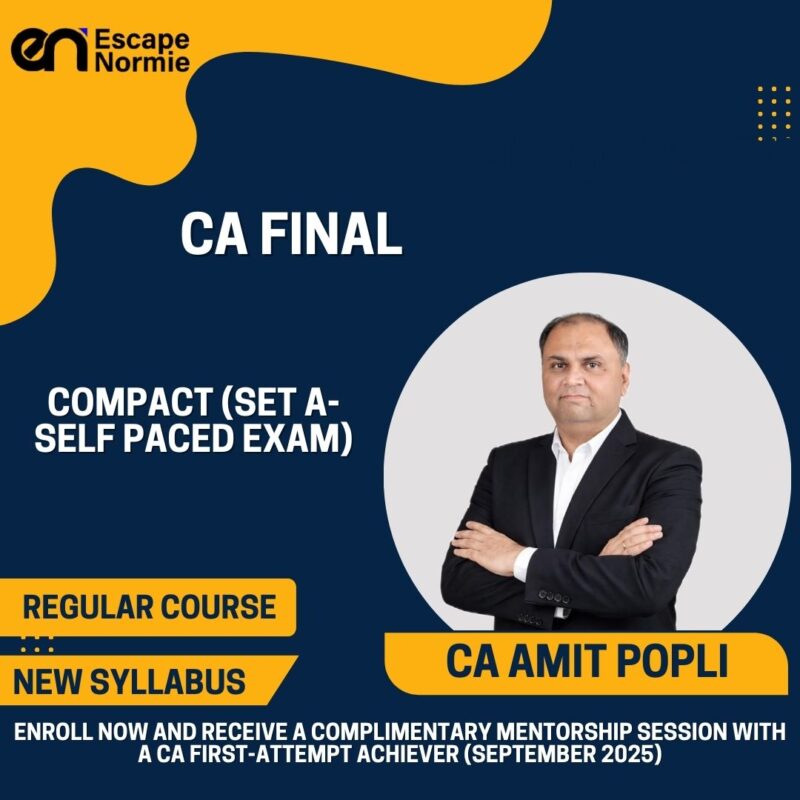 CA Amit Popli (Self-Paced Exam-Regular-Compact Batch-Hindi-English Mix)