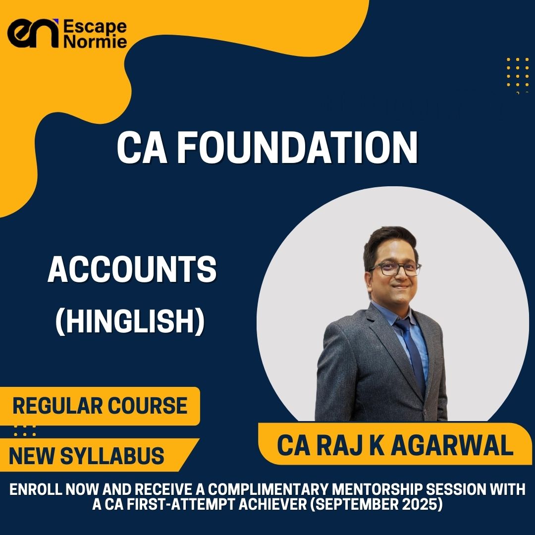 CA Foundation- Accounts