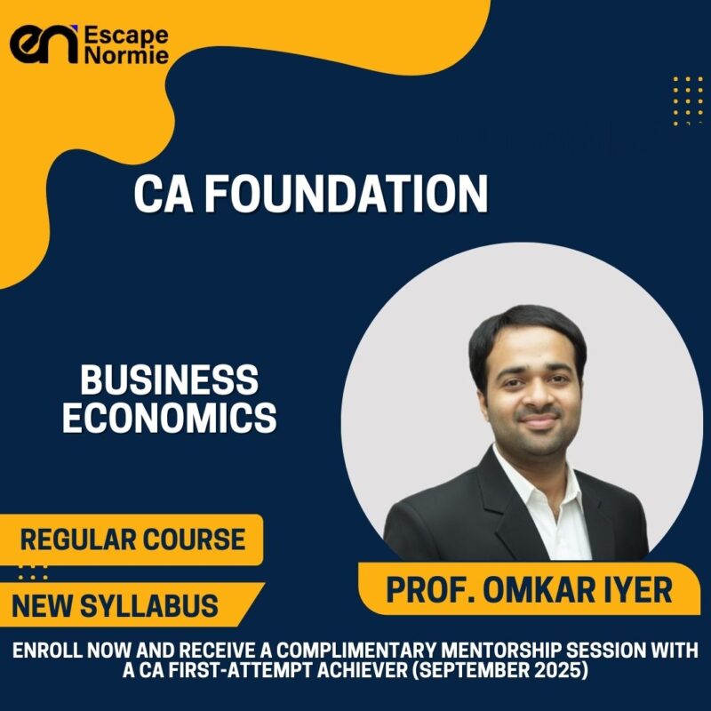 Prof. Omkar Iyer (Business Economics-Regular-English)