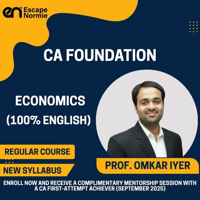 Prof. Omkar Iyer (Economics-Regular-100% English)
