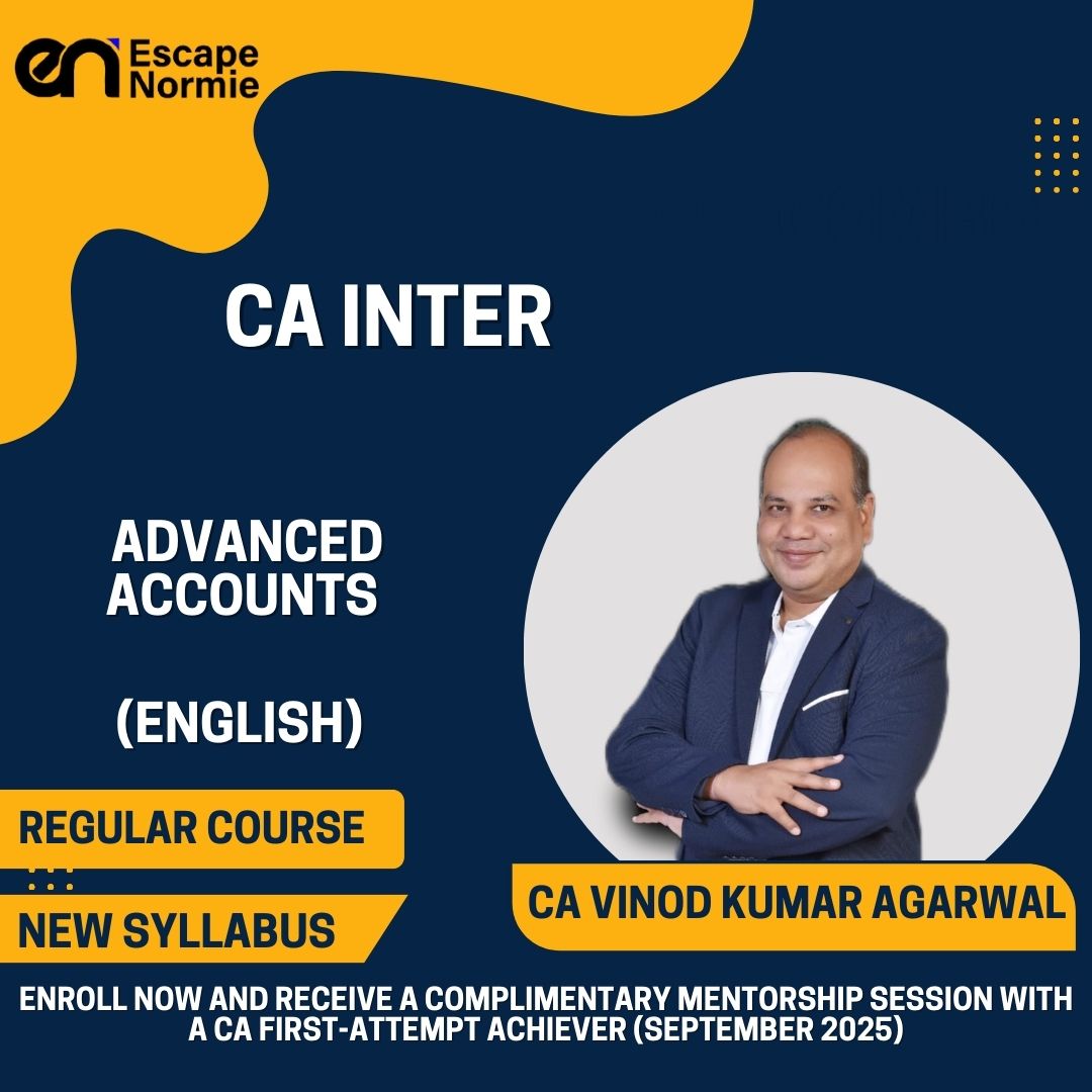 CA Inter- CA Vinod Kumar Agarwal (Advanced Accounts-English)