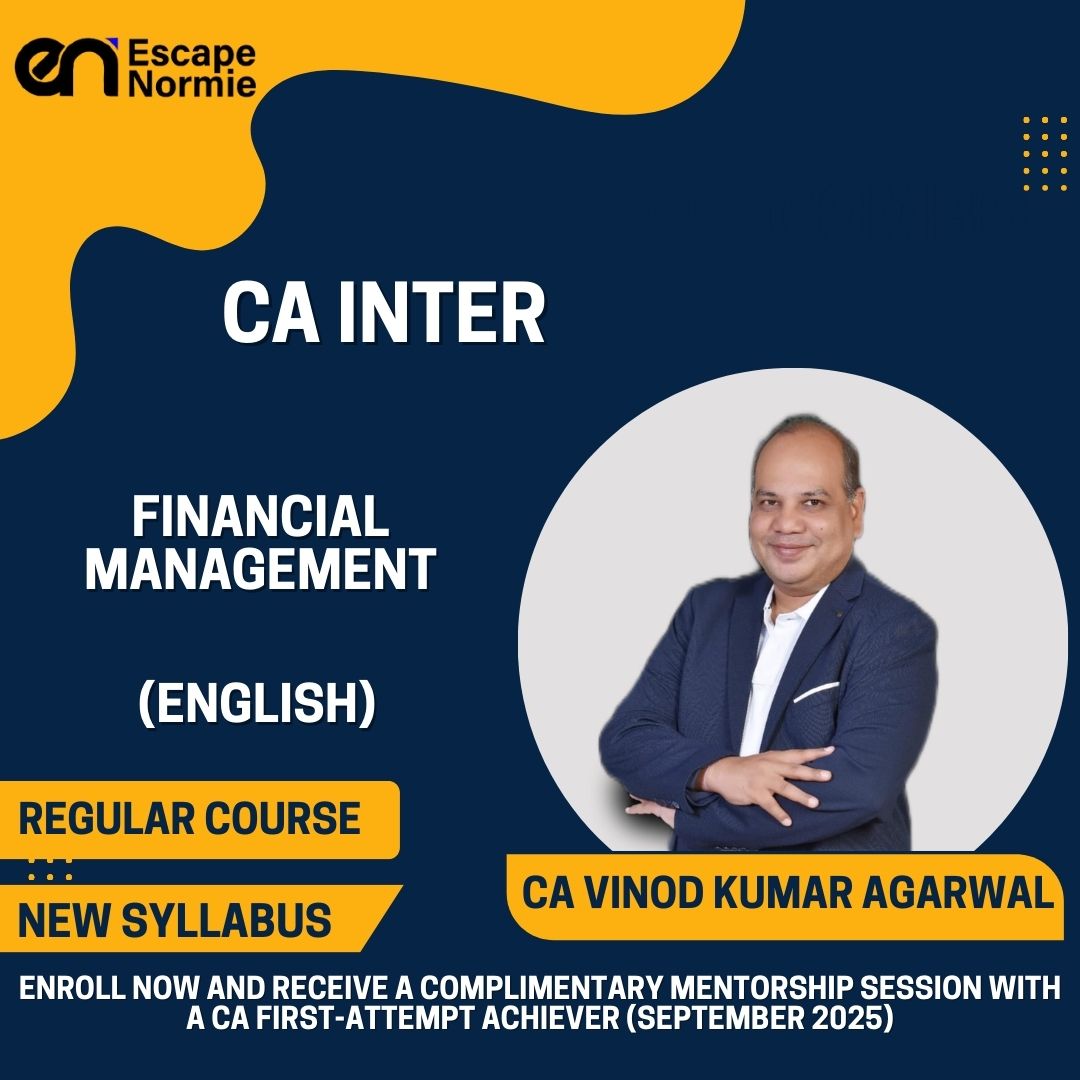 CA Inter- CA Vinod Kumar Agarwal (Financial Management-English)