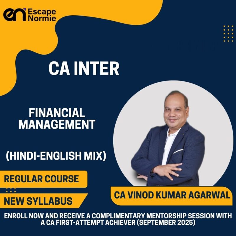 CA Vinod Kumar Agarwal (Financial Management-Regular-Hindi-English Mix)