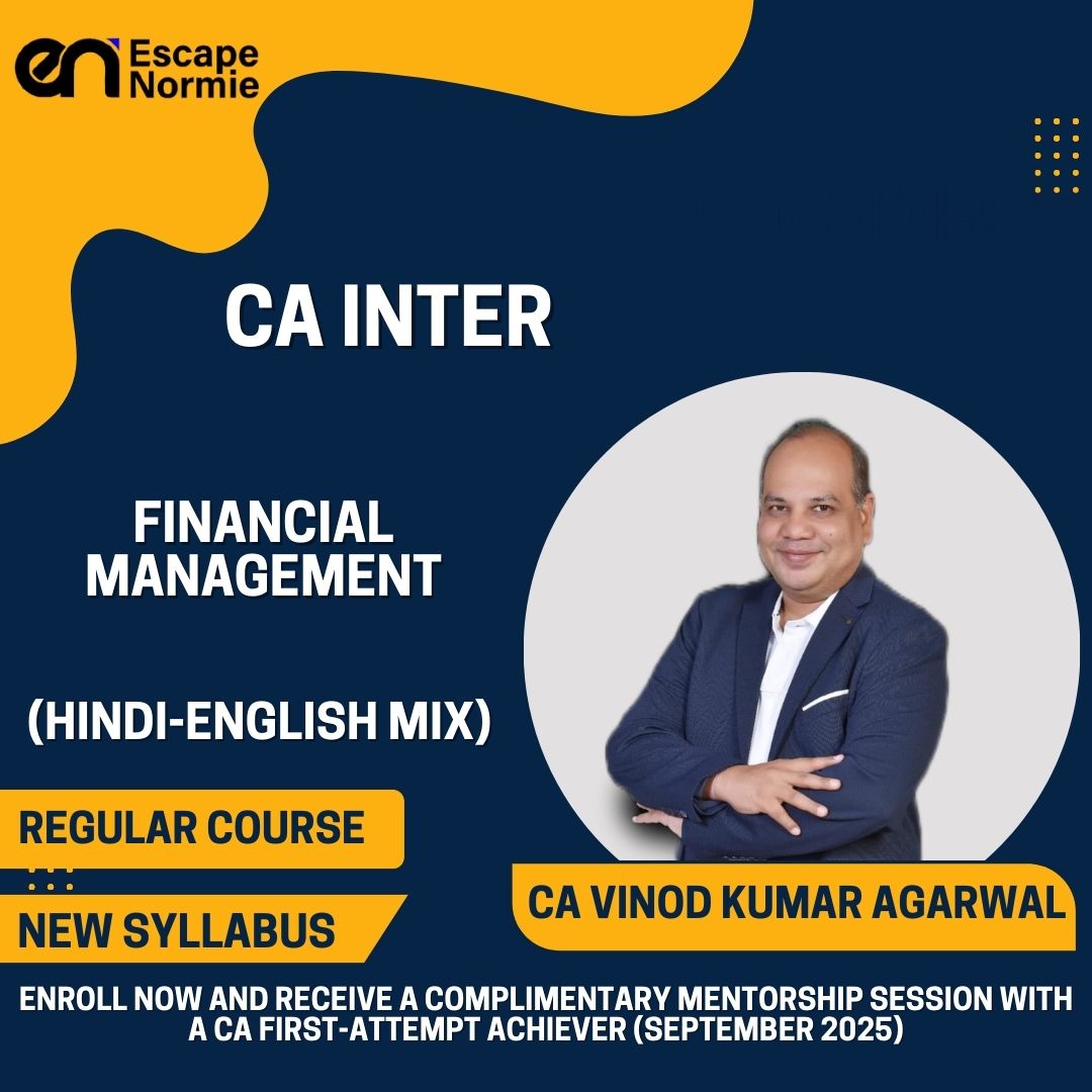CA Inter- CA Vinod Kumar Agarwal (Financial Management-Hindi-English Mix)