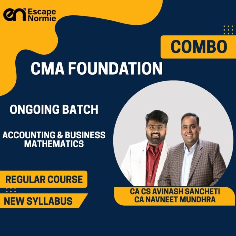 Combo-CMA Foundation-Accounting & Business Mathematics-Regular