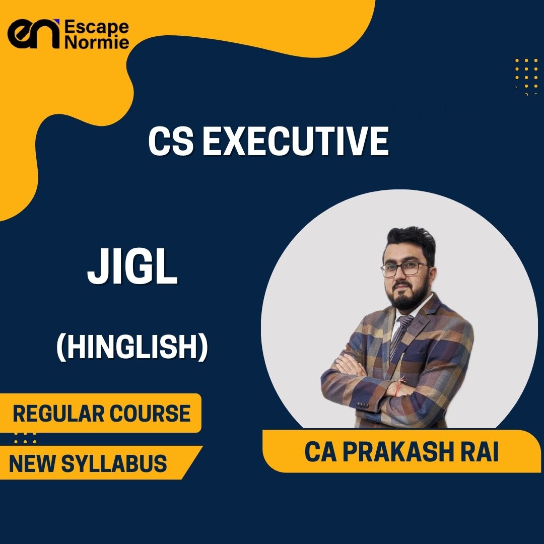 CS Executive- CA Prakash Rai (Jurisprudence, Interpretation & General Laws)