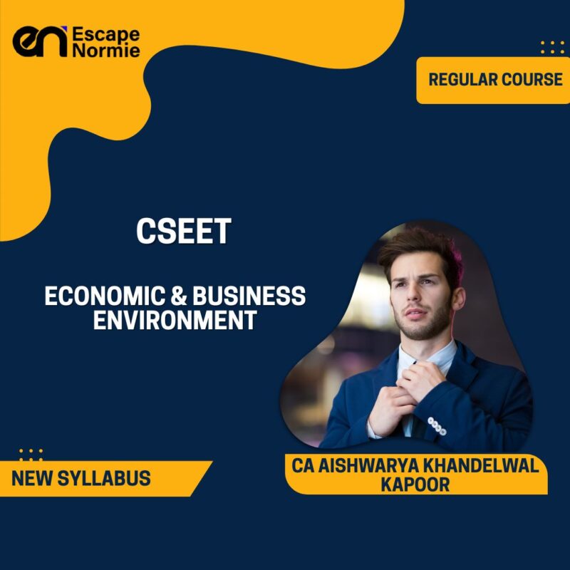 CA Aishwarya Khandelwal Kapoor (Economic & Business Environment) New Syllabus