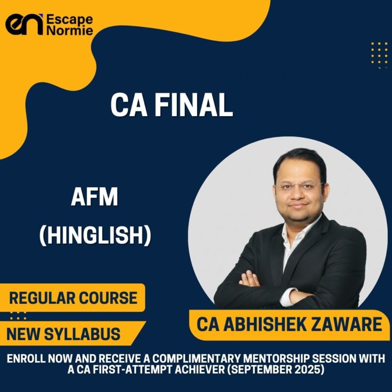 CA Abhishek Zaware (AFM-Regular-Hinglish)