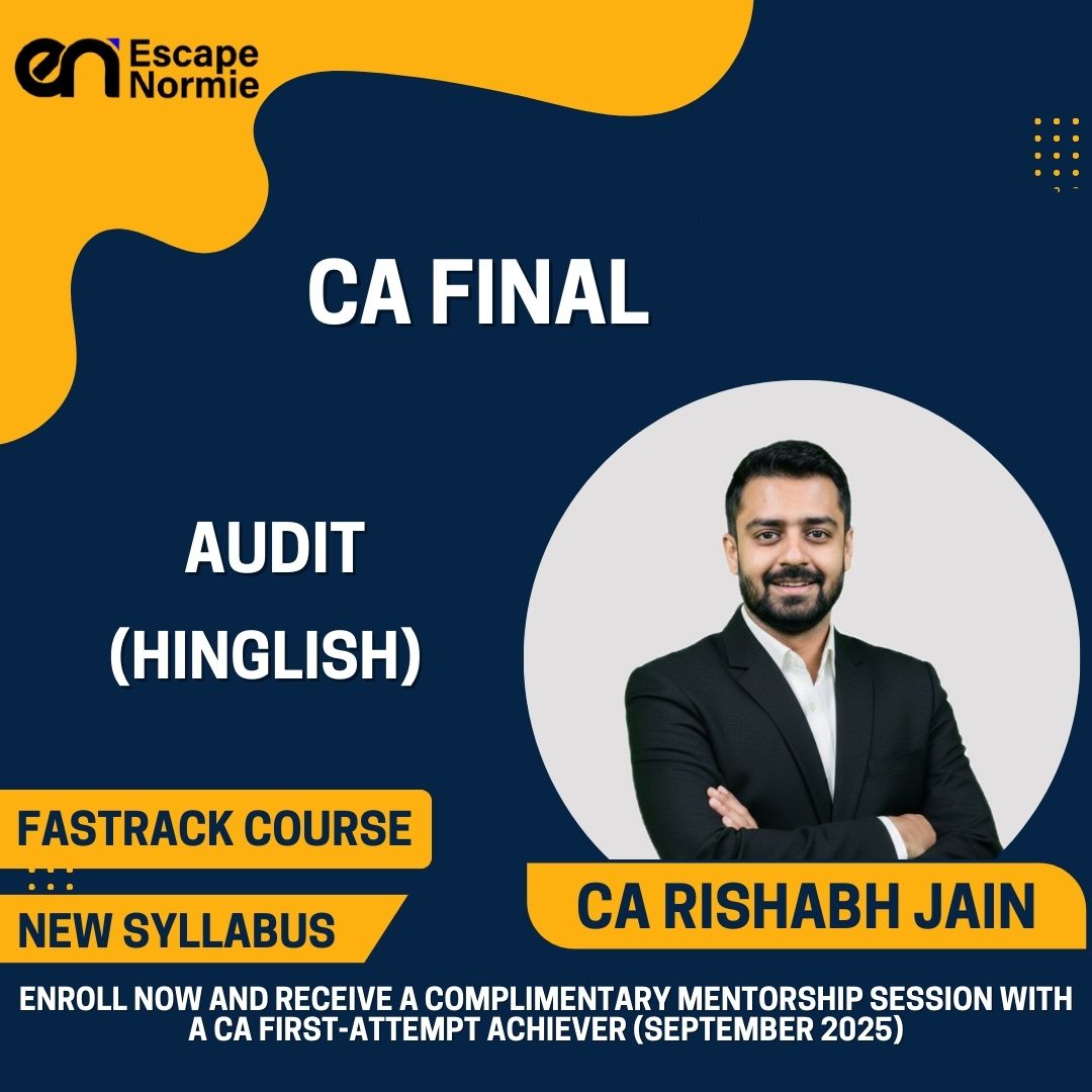 CA Final-CA Rishabh Jain-(Advanced Auditing Assurance and Professional Ethics Recorded Exam Oriented Fastrack lecture)