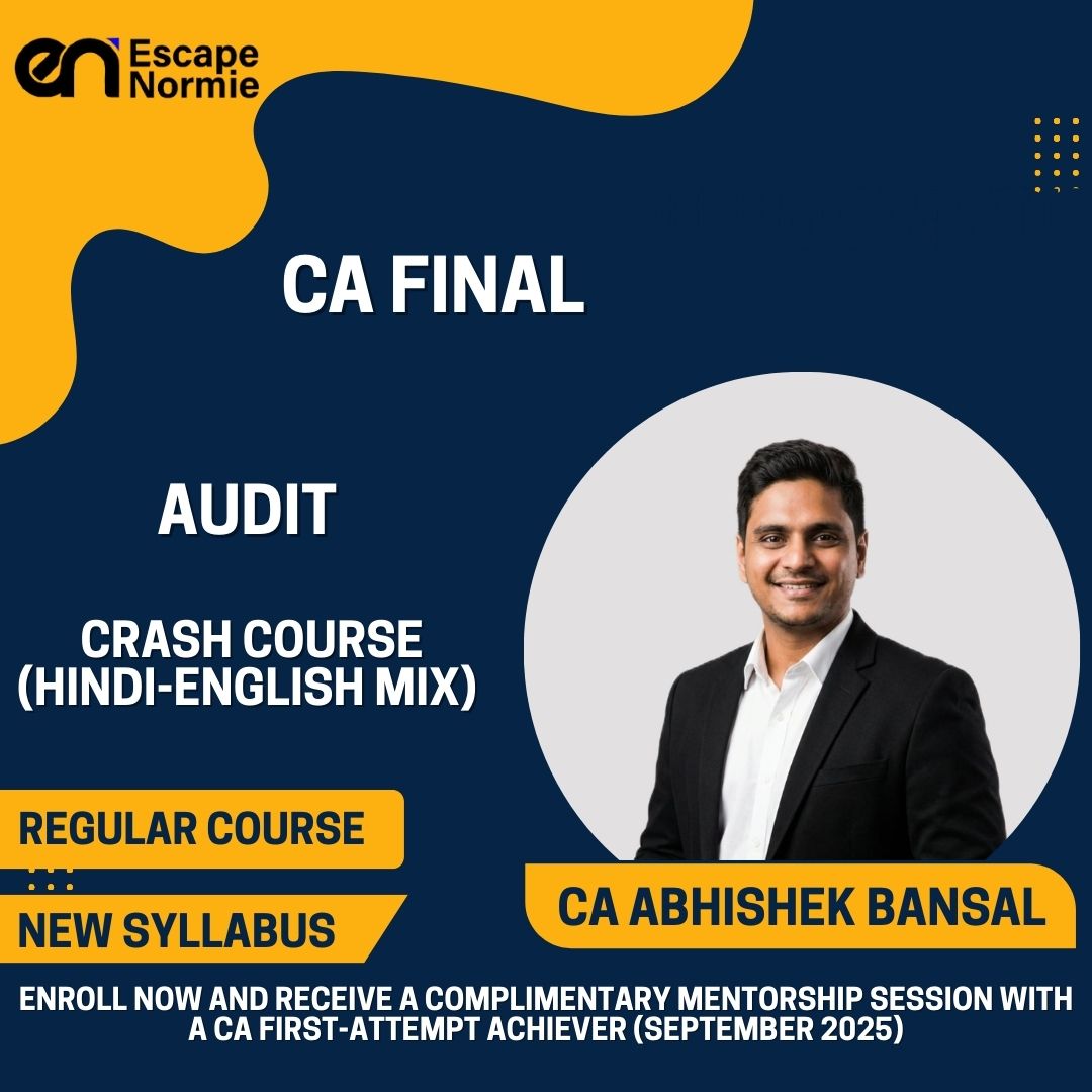CA Final- Crash Course Regular- Hindi-English Mix- Audit
