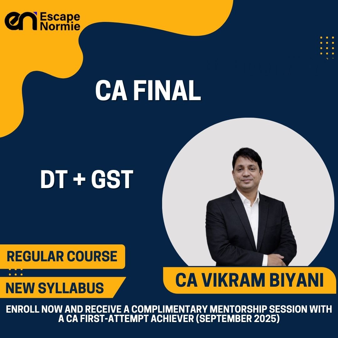 CA Final- Direct Tax + GST