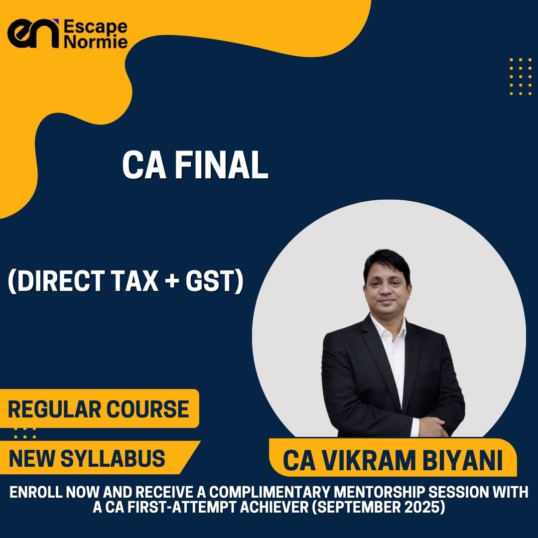 CA Final- Direct Tax + GST