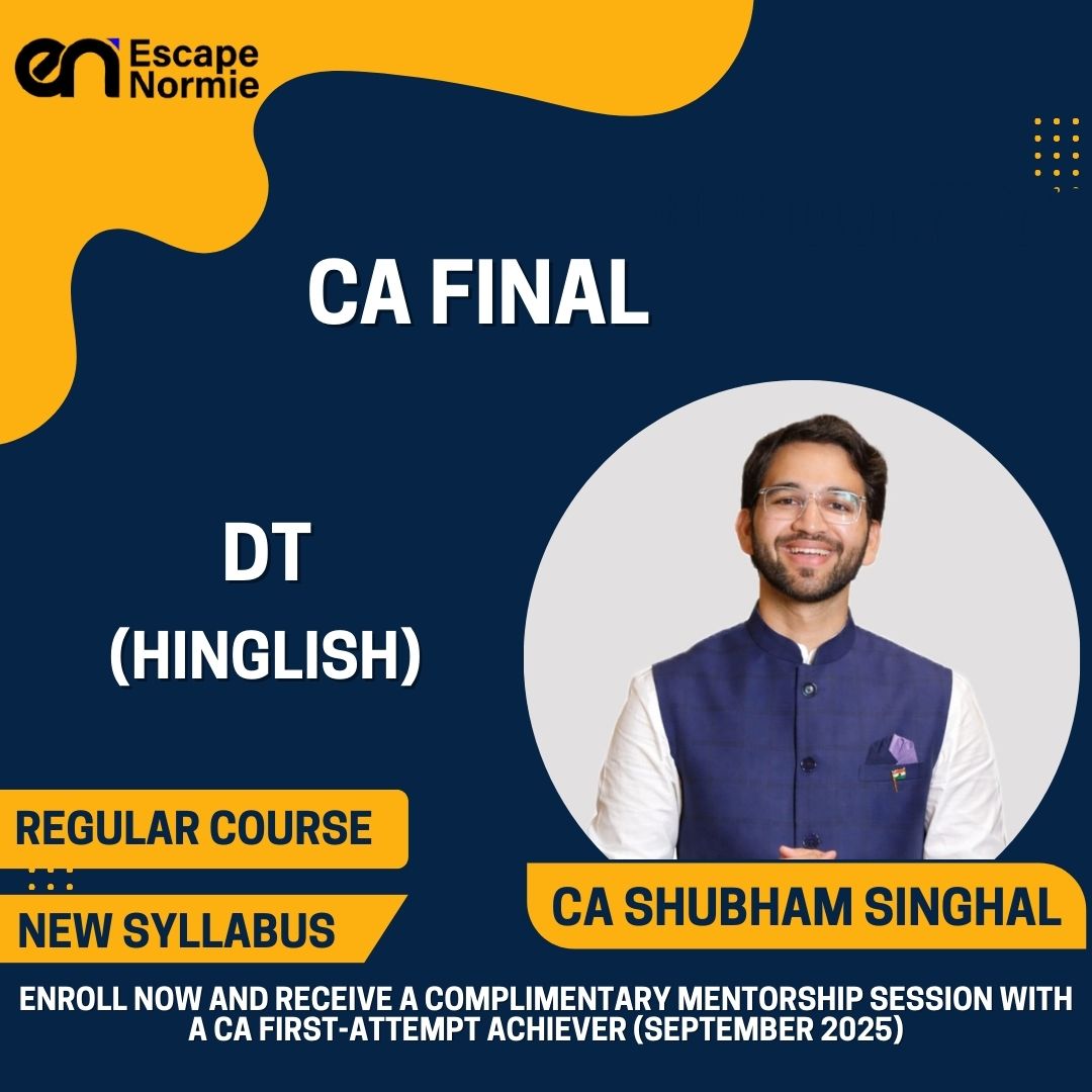 CA Final- Direct Tax (Hindi-English Mix)