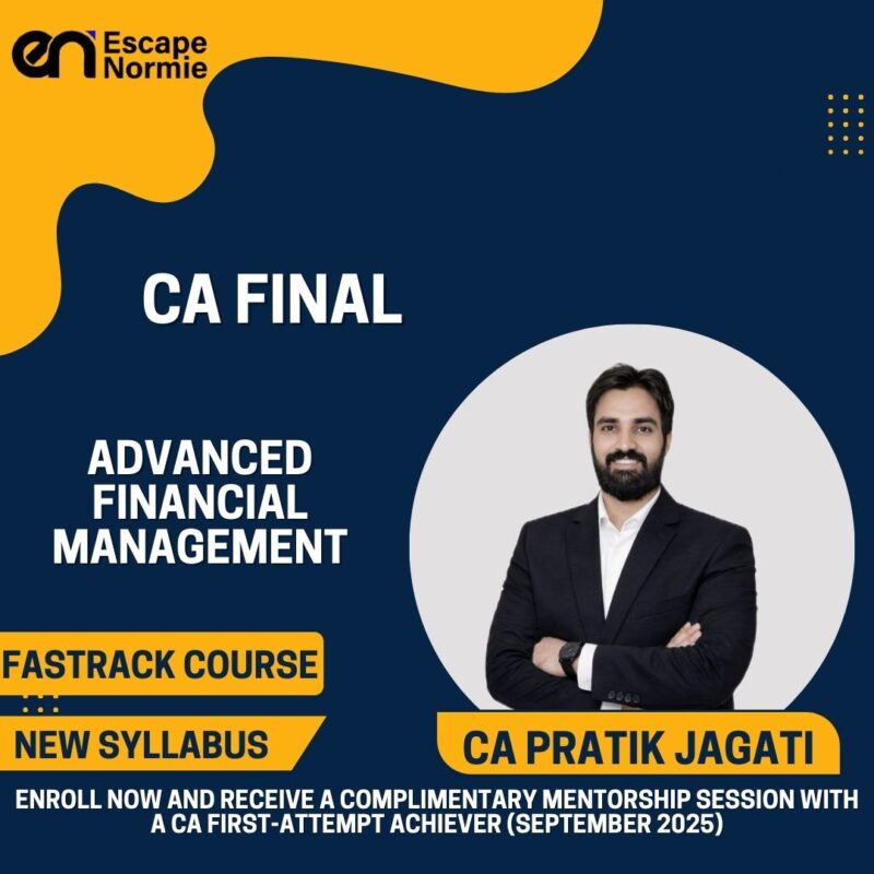 CA Pratik Jagati (Advanced Financial Management-Fastrack-Hindi-English Mix)