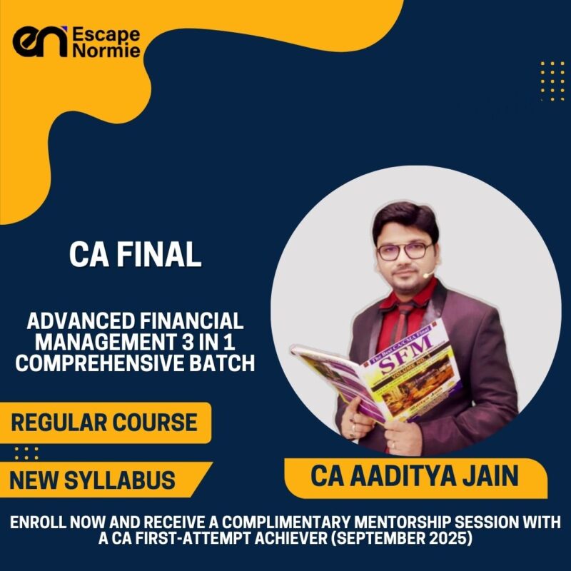 CA Aaditya Jain (AFM-Regular-3 in 1 Comprehensive Batch-Hindi-English Mix)