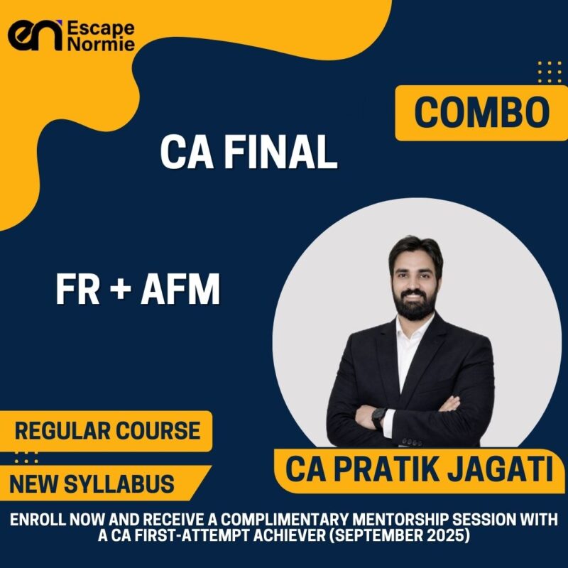 Combo-CA Pratik Jagati FR + AFM-Regular Conceptual