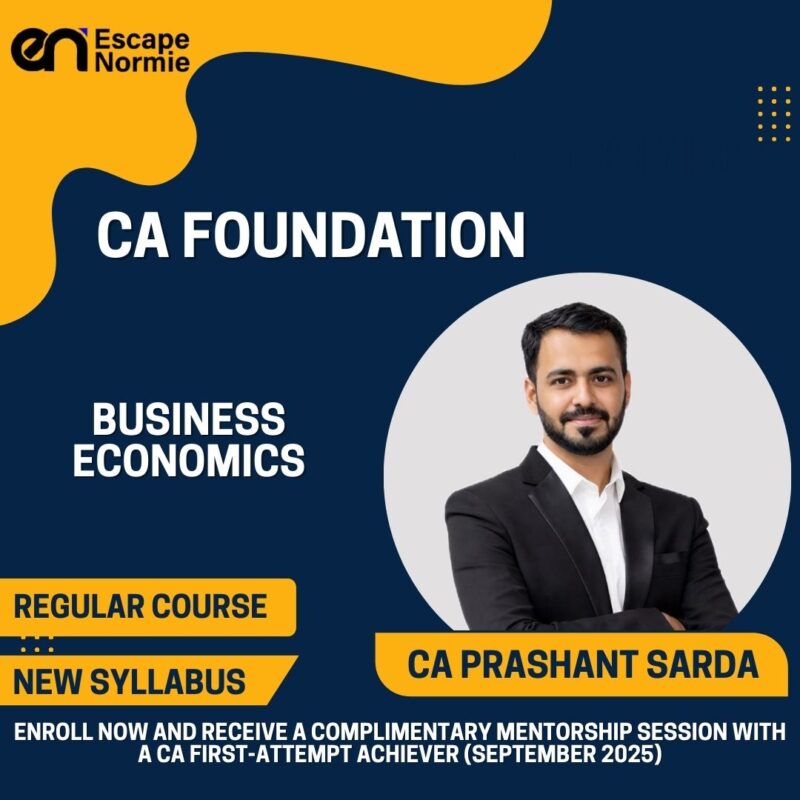 CA Prashant Sarda (Business Economics-Regular)