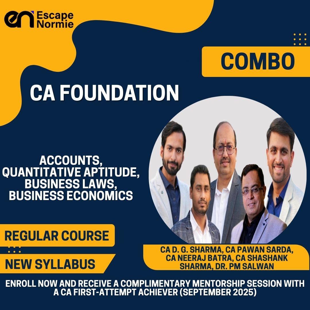 CA Foundation- Combo All Subjects-(CAPS Learning)