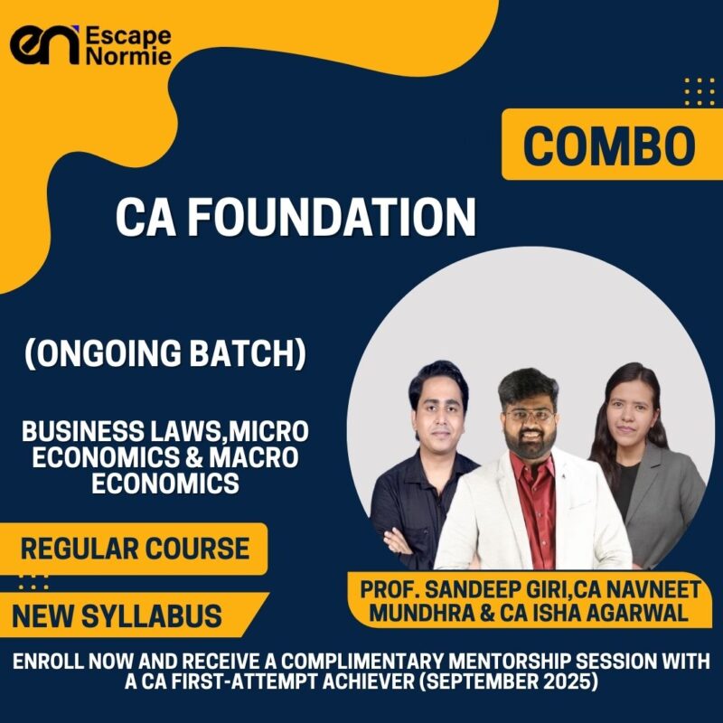 Combo-CA Foundation-Business Laws, Micro Economics & Macro Economics-Regular