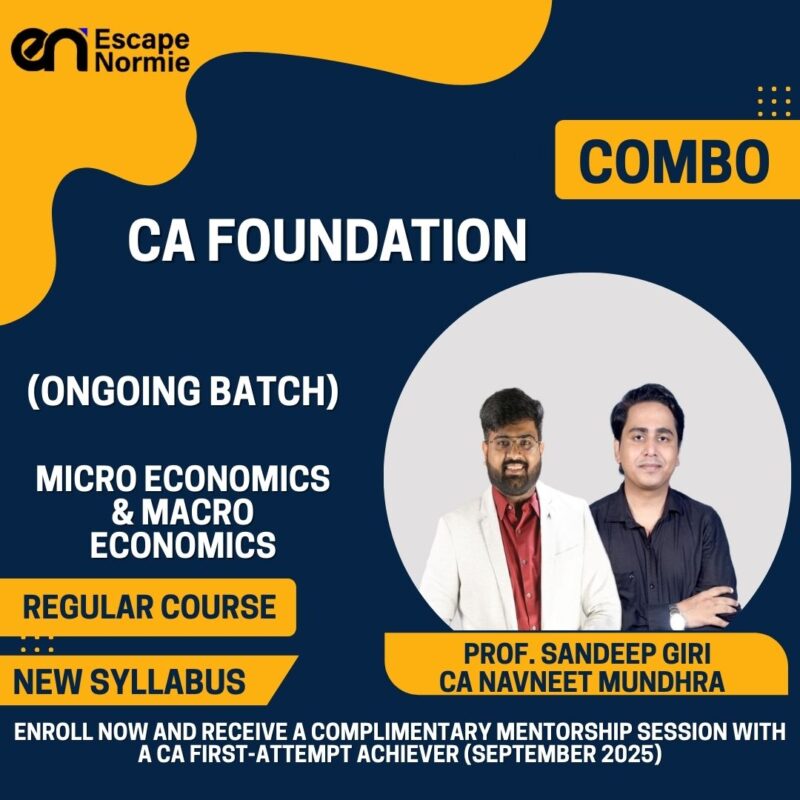 Combo-CA Foundation-Micro Economics & Macro Economics-Regular