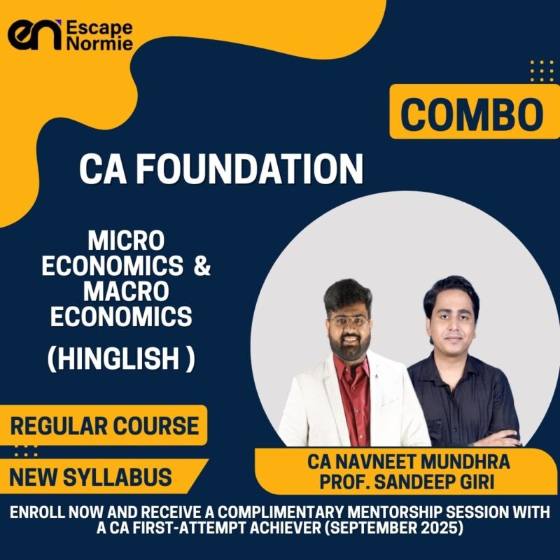 Combo-CA Foundation-Micro Economics & Macro Economics-Regular-Hinglish