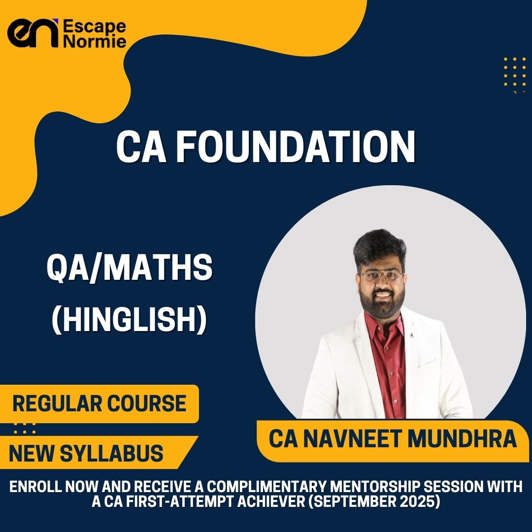 CA Foundation Ongoing Batch- CA Navneet Mundhra(Mathematics)