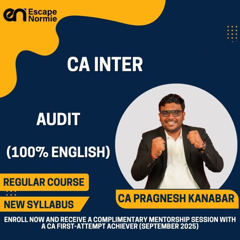 CA Pragnesh Kanabar (Audit-Regular-100% English)