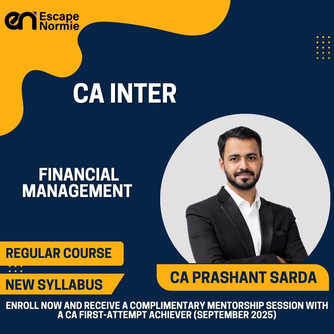 CA Inter- CA Prashant Sarda (Financial Management)