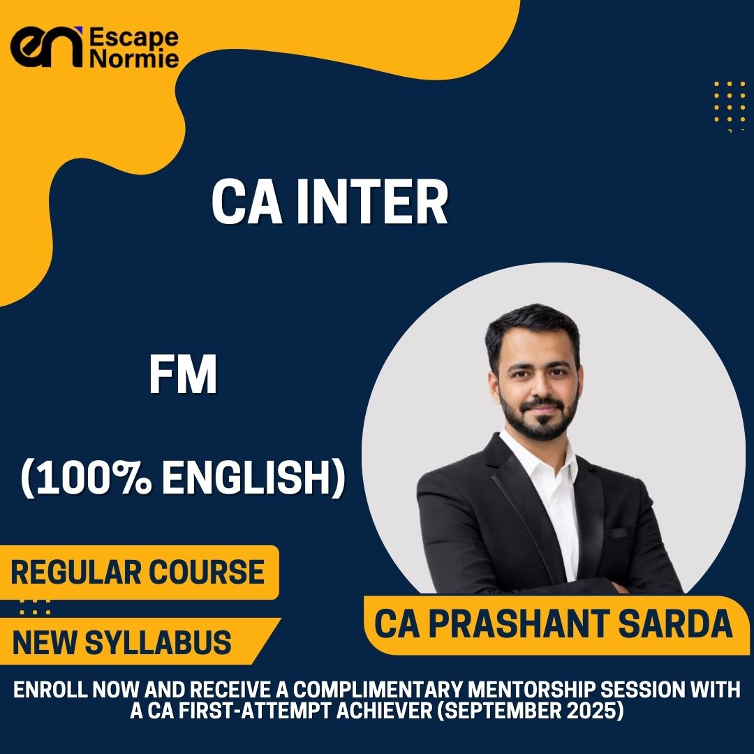 CA Inter- CA Prashant Sarda (Financial Management)