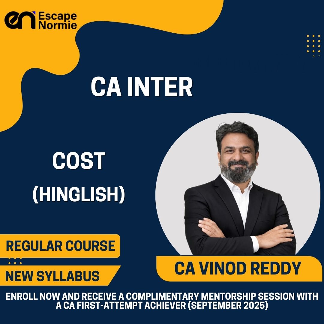 CA Inter- CA Vinod Reddy (Costing-Exam Oriented)