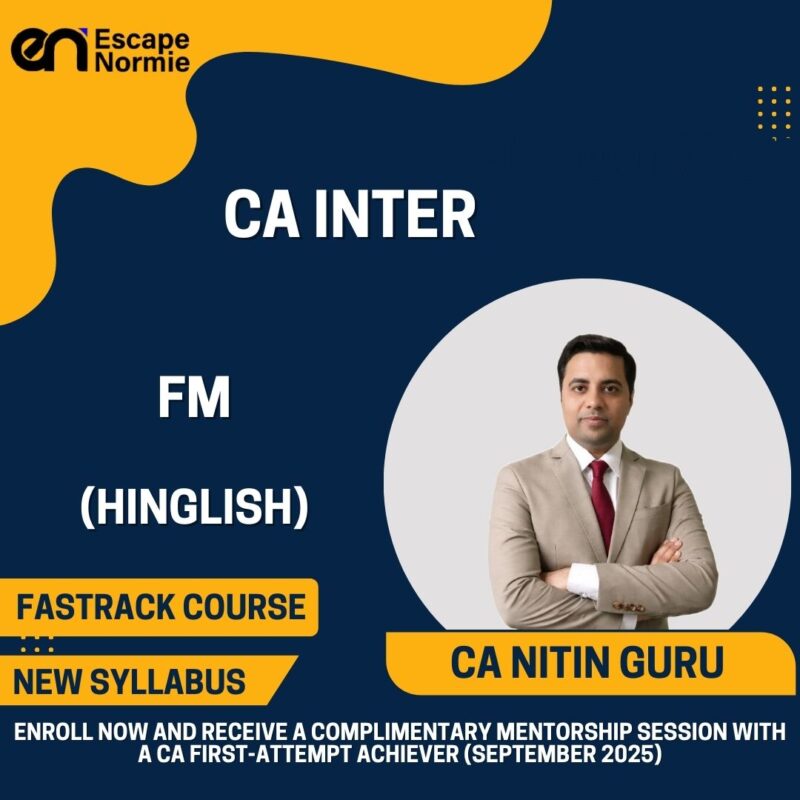 CA Nitin Guru (FM-Fastrack-Pre-recorded Batch-Hinglish)