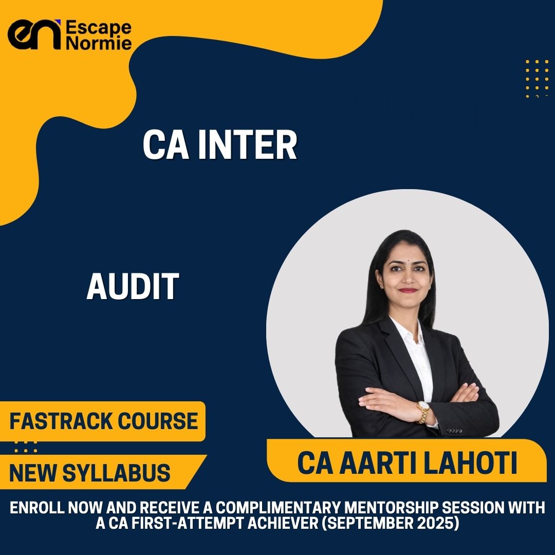 CA Inter- Fastrack Recording- Audit