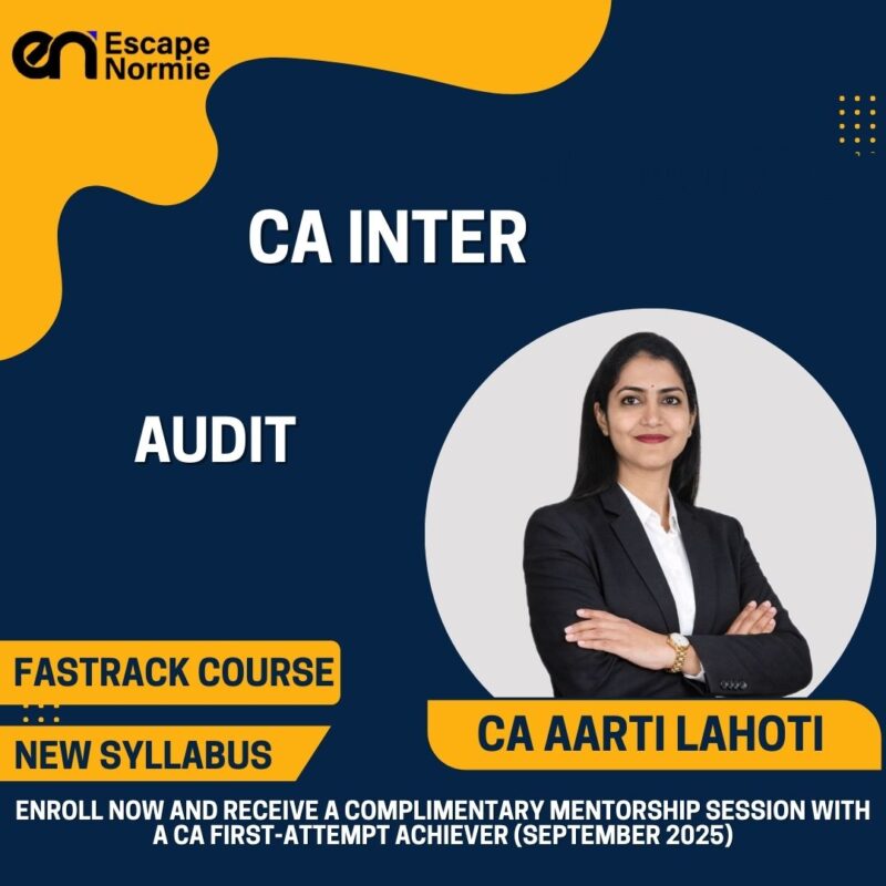 CA Aarti Lahoti (Audit-Fastrack)