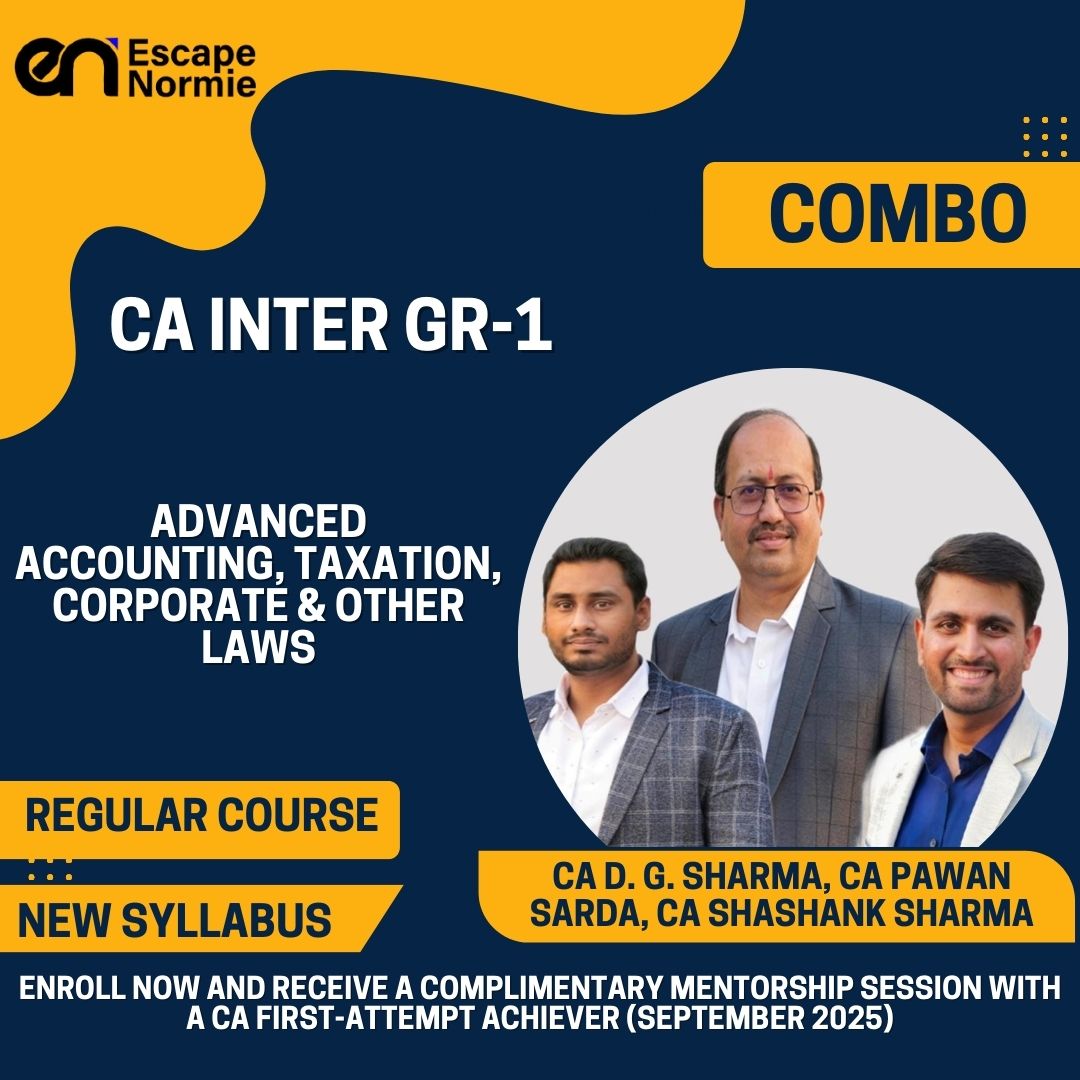 CA Inter Gr-1- All Subjects (CAPS Learning)