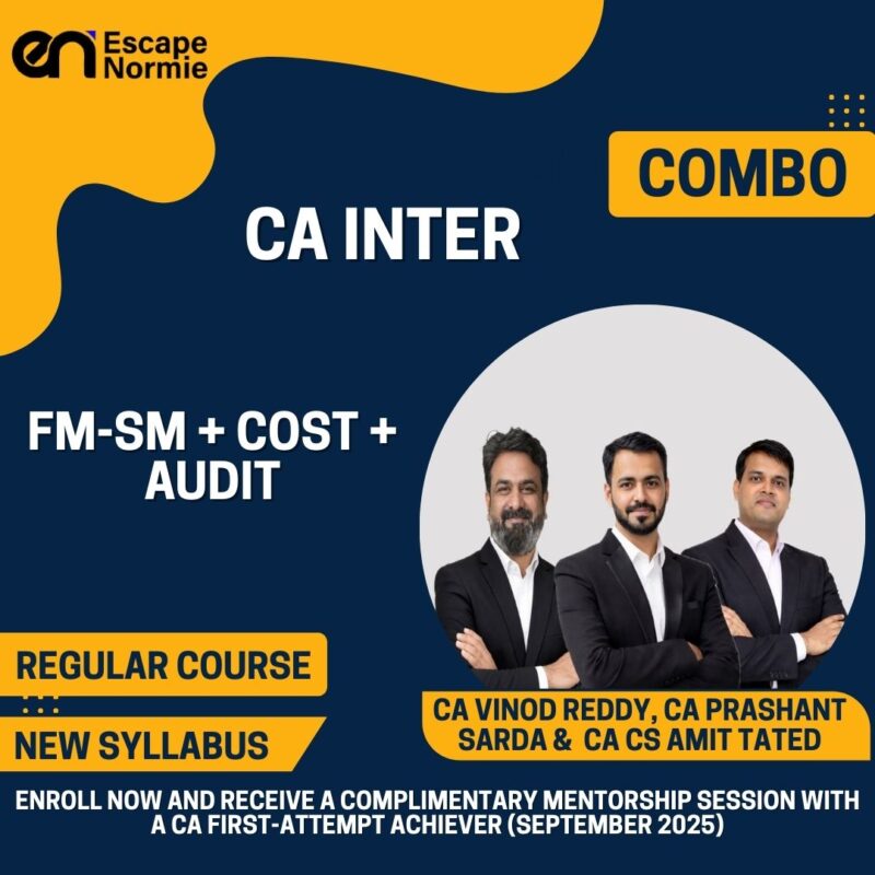 Combo-CA Inter-FM + Audit + SM + Cost-Regular