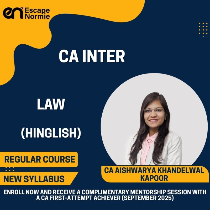 CA Aishwarya Khandelwal Kapoor (Law-Regular-Hinglish)