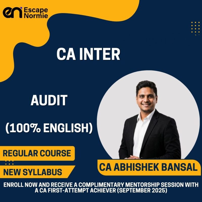 CA Abhishek Bansal (Audit-Regular-100% English)