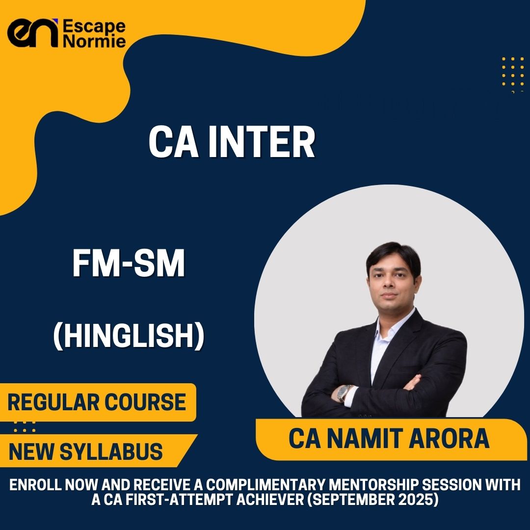 CA Inter Regular- Financial Management & Strategic Management