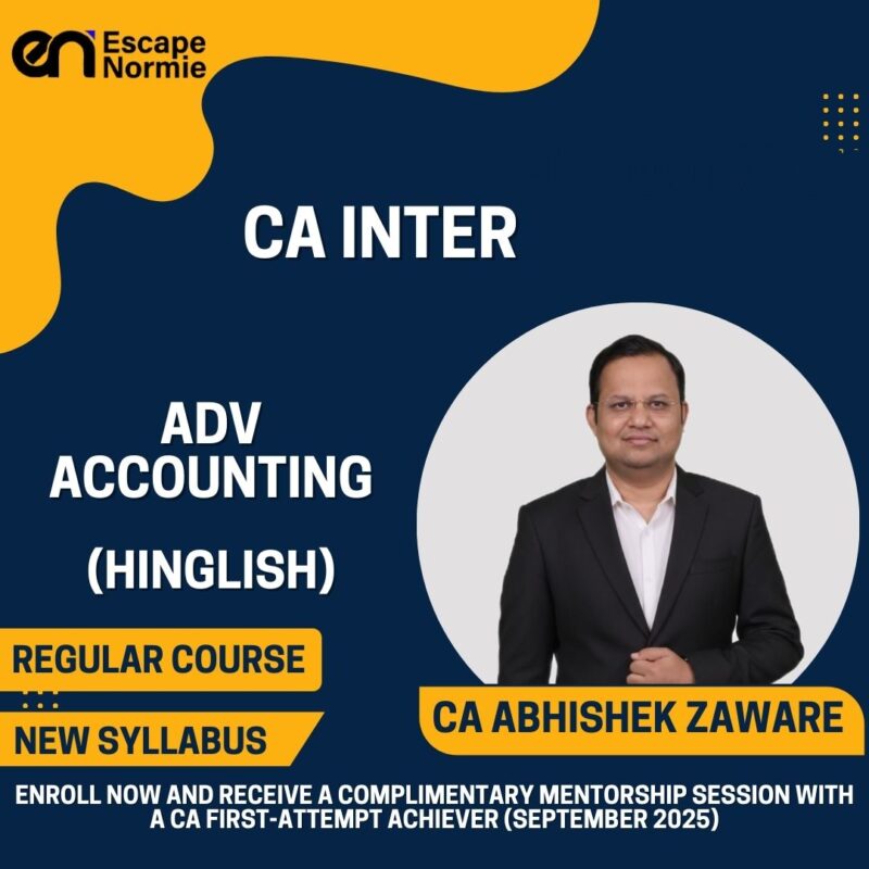 CA Abhishek Zaware (Adv Accounting-Regular-Live+Recorded lectures-Hinglish)