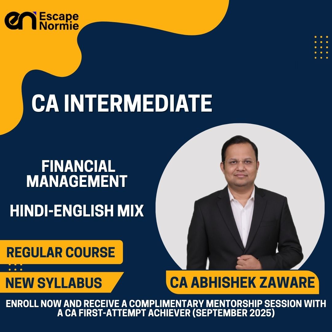 CA Intermediate-CA Abhishek Zaware-(Financial Management Regular)