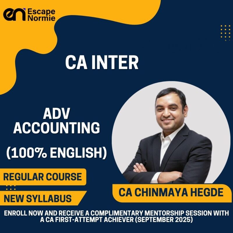 CA Chinmaya Hegde (Adv Accounting-Regular-100% English)
