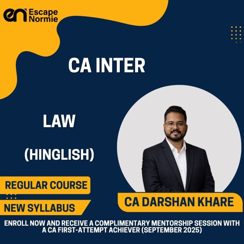 CA Darshan Khare (Law-Regular-Live+Recorded lectures-Hinglish)