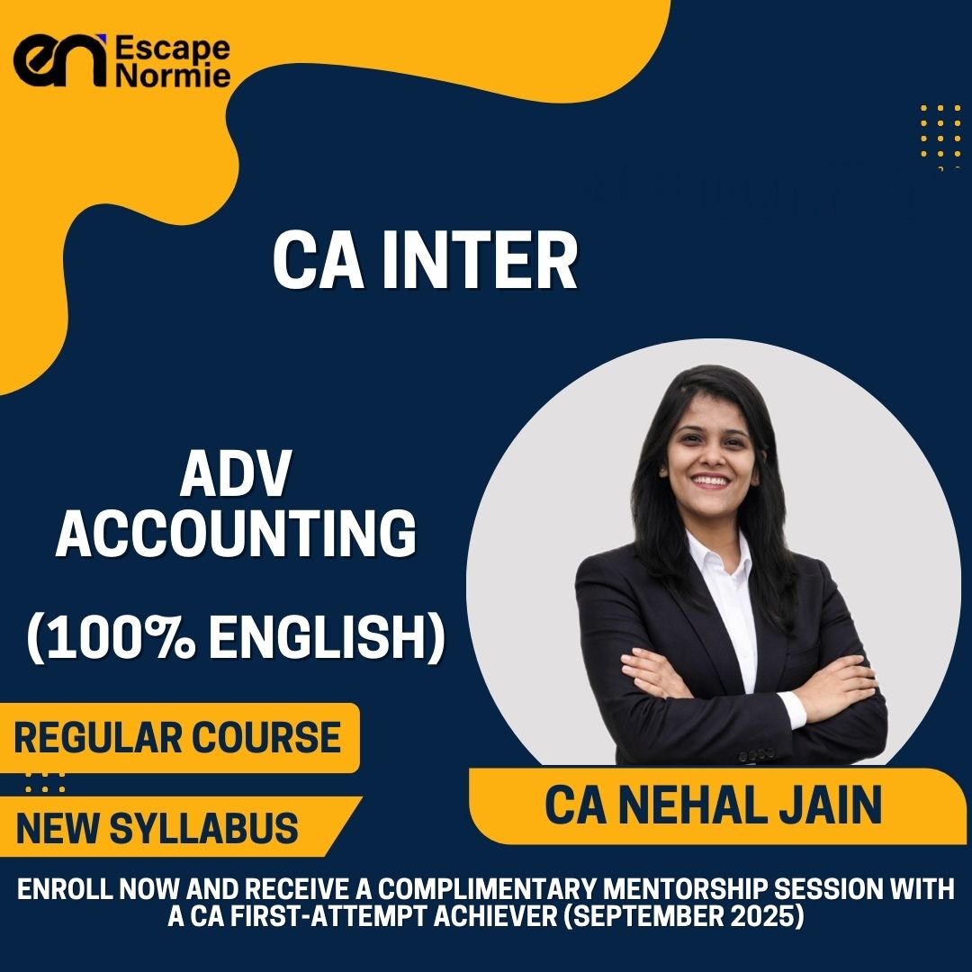 CA Intermediate-CA Nehal Jain(Advanced Accounting)