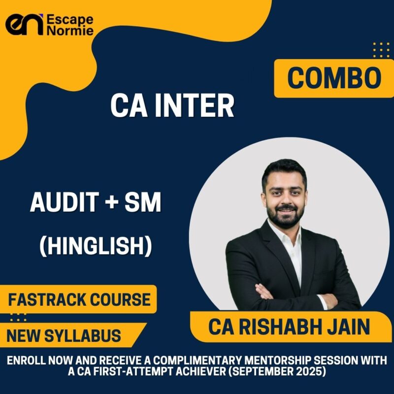 Combo-CA Inter-Audit + SM-Fastrack-Exam Oriented-Hinglish