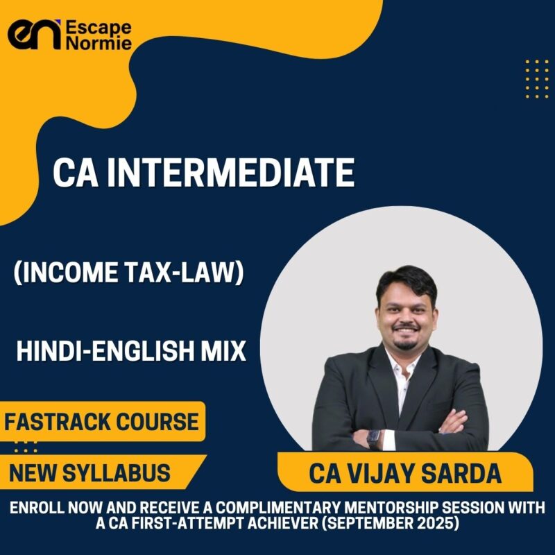 CA Vijay Sarda (Income Tax- Law-Fastrack-Hindi-English Mix)