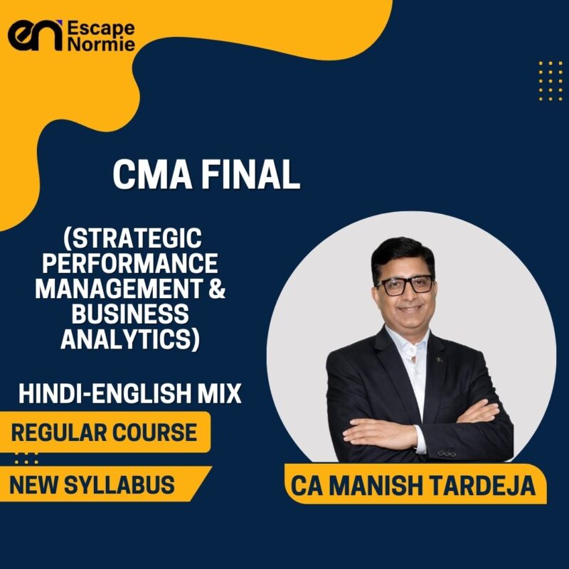 CA Manish Tardeja (SPM & BA-Regular-Hindi-English Mix)