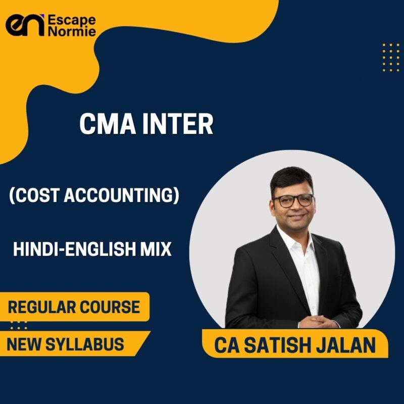 CA Satish Jalan (Cost Accounting-Regular-Hindi-English Mix)