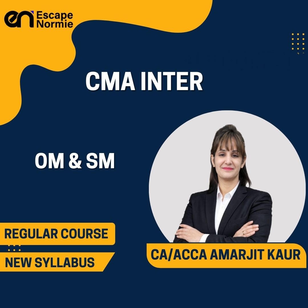 CMA Inter Gr-2- CA ACCA Amarjit Kaur- OMSM