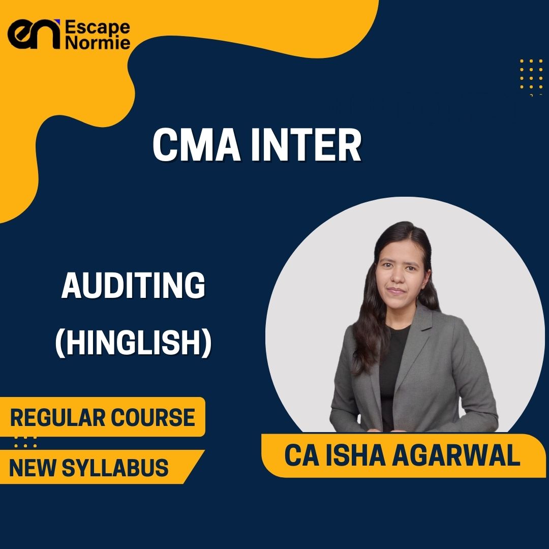 CMA Inter Gr-2- CA Isha Agarwal(Audit)